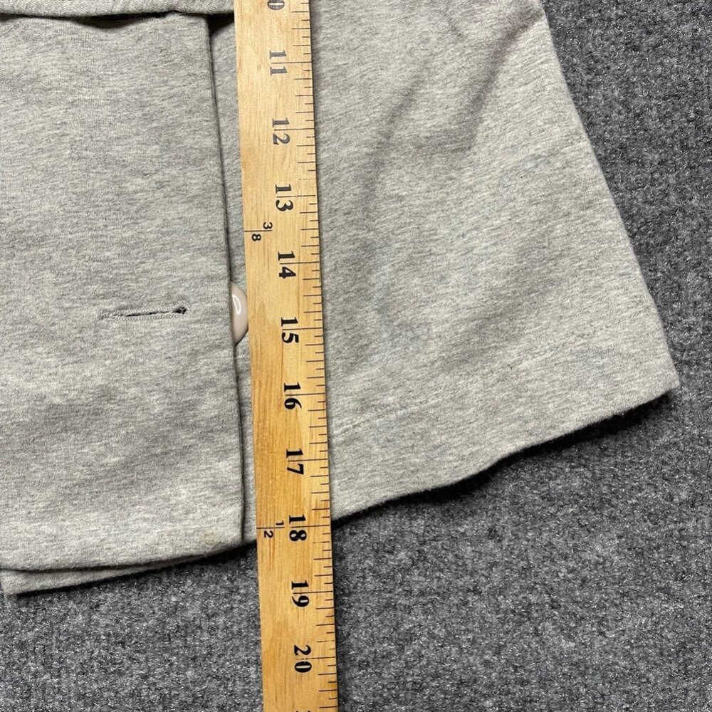 Anthropologie Bread & Butter Womens Crop Jacket Coat Gray Buttons Cape Collar 1 - Picture 7 of 7